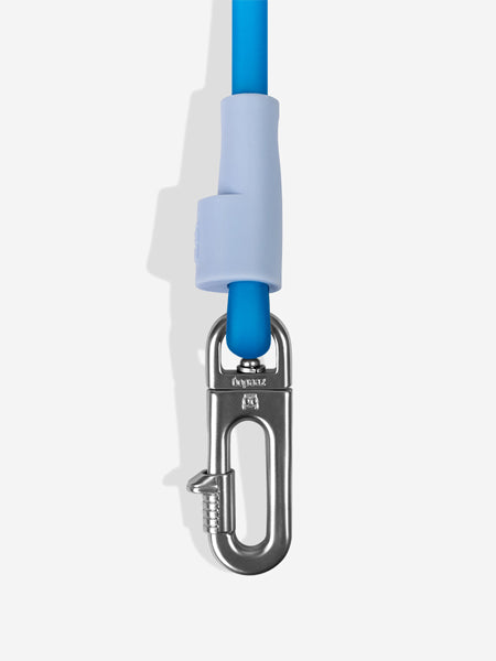 zee-dog-laisse-pour-chien-main-libre-reglable-bleu-fluo-Sapphire