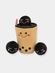       zippy-paws-burrow-peluche-pour-chien-Boba-Milk-Tea