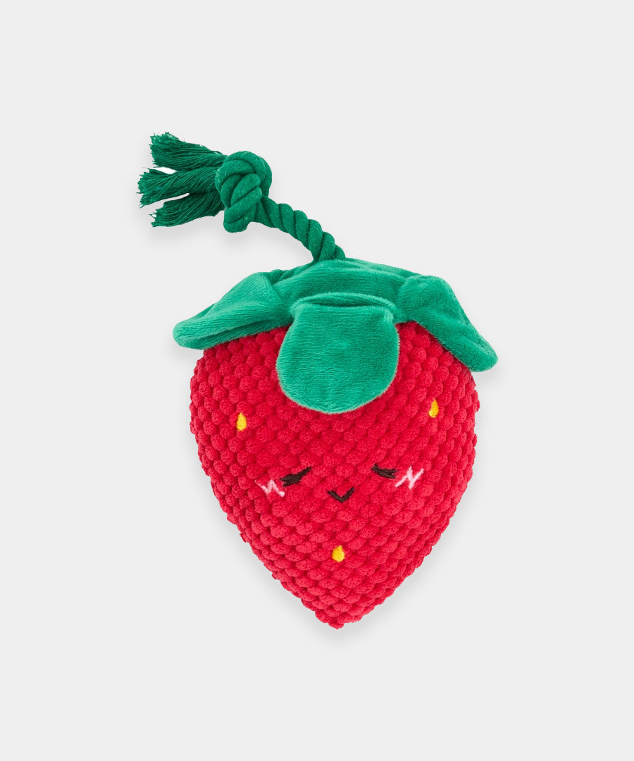 zippy-paws-jouet-corde-peluche-pour-chien-fraise