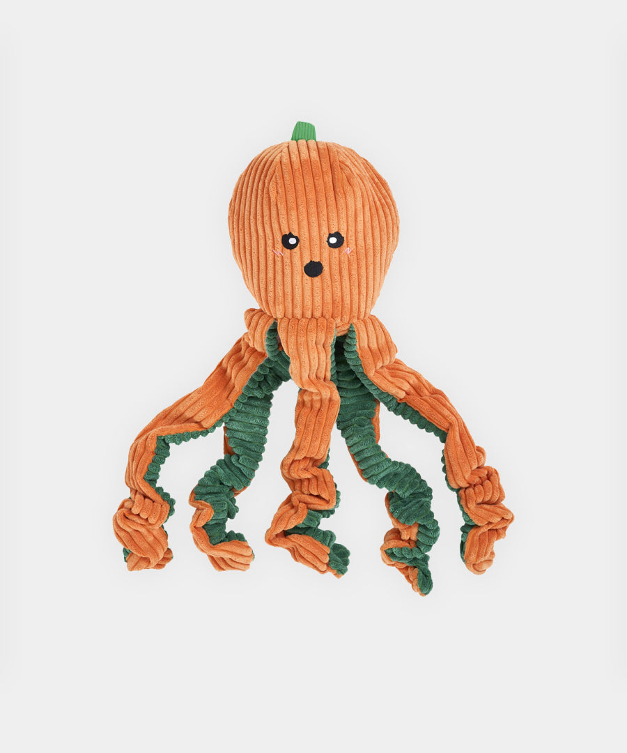 zippy-paws-jouet-occupation-peluche-pour-chien-Pieuvre-Citrouille