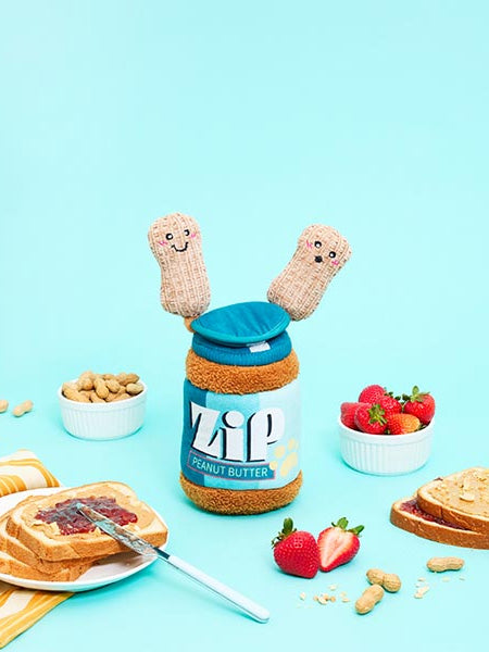 zippy-paws-peluche-fouille-pour-chien-Bungee-Burrow-beurre-de-cacahuete