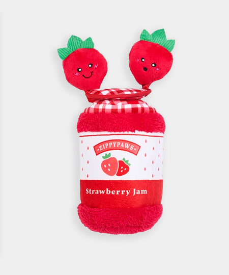 zippy-paws-peluche-fouille-pour-chien-Bungee-Burrow-confiture-fraise