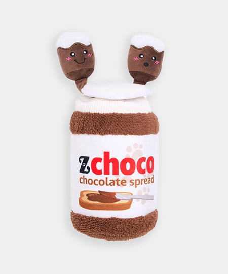 zippy-paws-peluche-fouille-pour-chien-Bungee-Burrow-pate-a-tartiner-chocolat