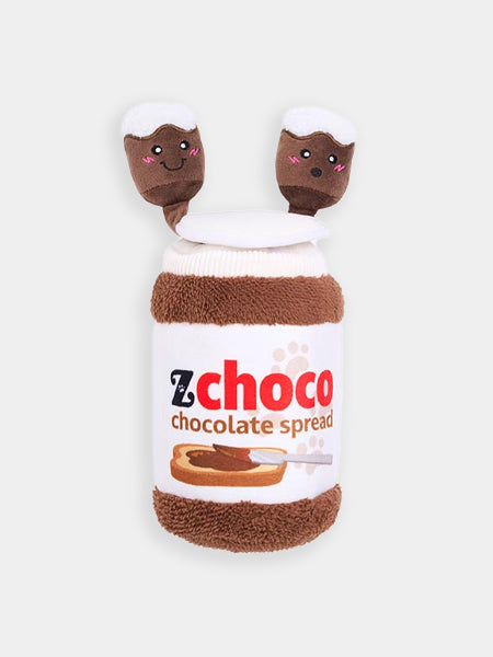 zippy-paws-peluche-fouille-pour-chien-Bungee-Burrow-pate-a-tartiner-chocolat