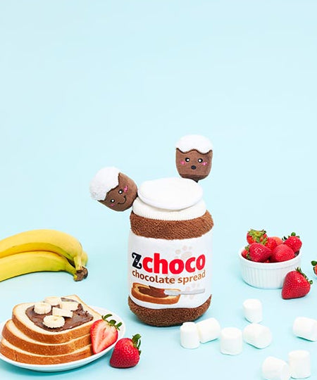 zippy-paws-peluche-fouille-pour-chien-Bungee-Burrow-pate-a-tartiner-chocolat