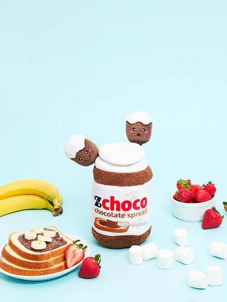 zippy-paws-peluche-fouille-pour-chien-Bungee-Burrow-pate-a-tartiner-chocolat