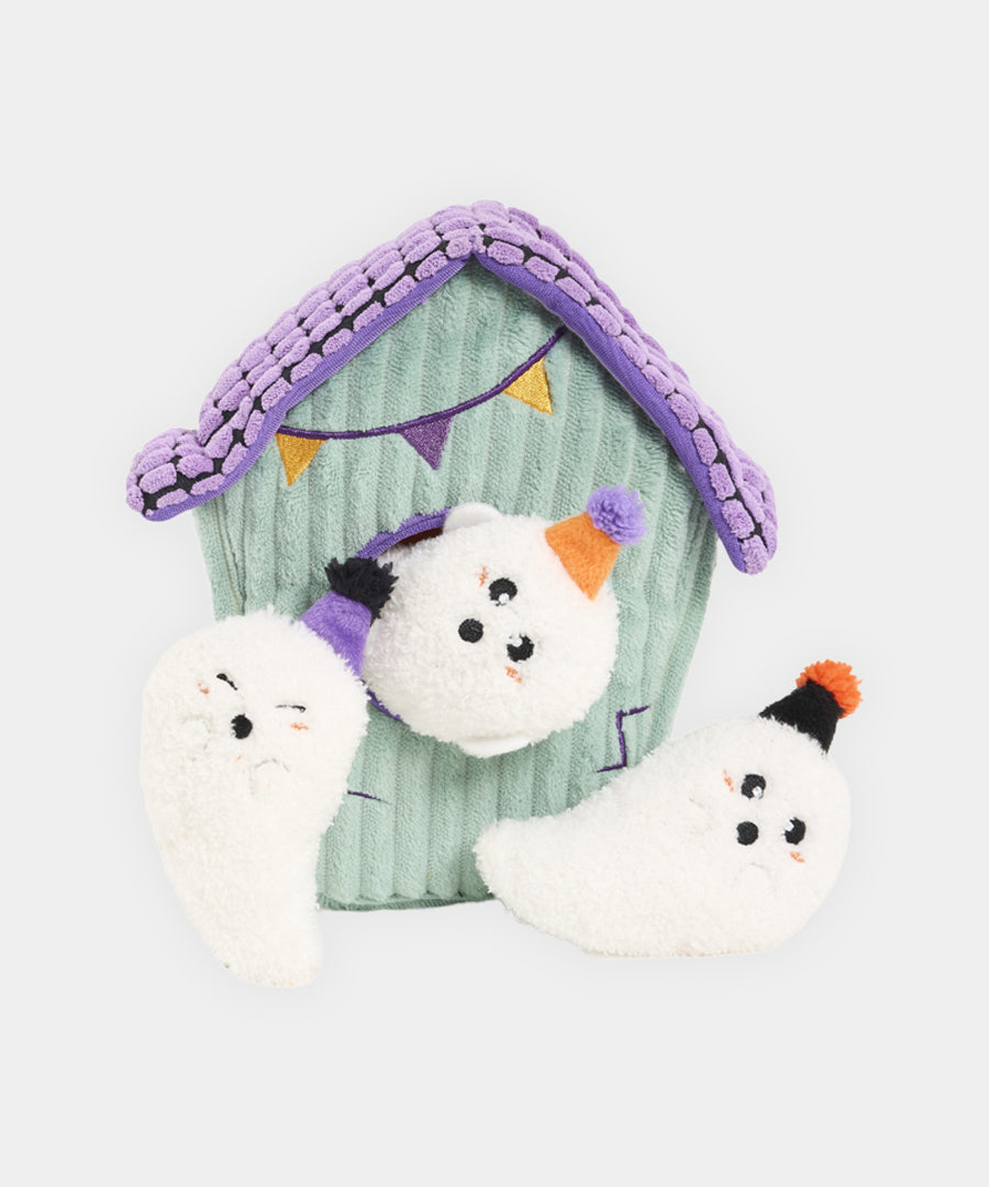zippy-paws-peluche-pour-chien-Burrow-Haunted-house