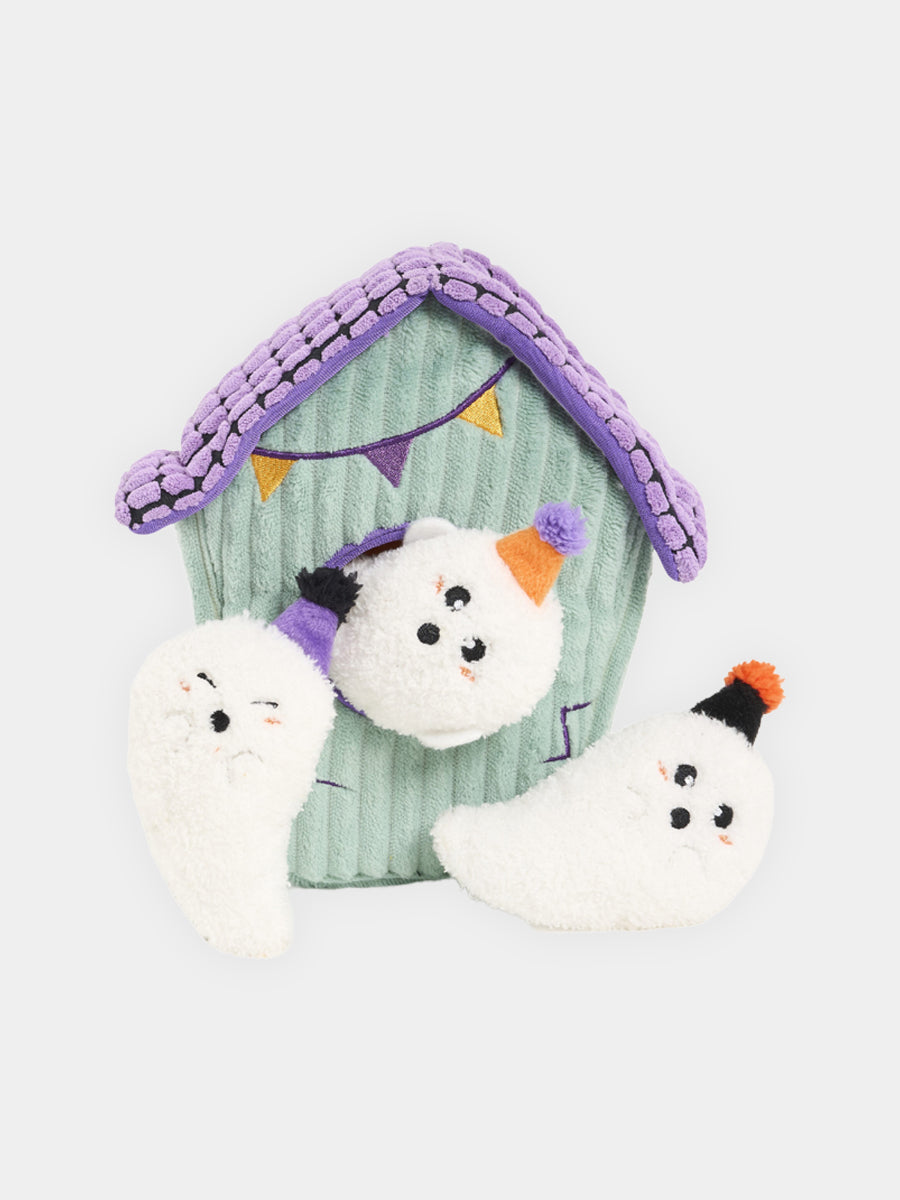 zippy-paws-peluche-pour-chien-Burrow-Haunted-house