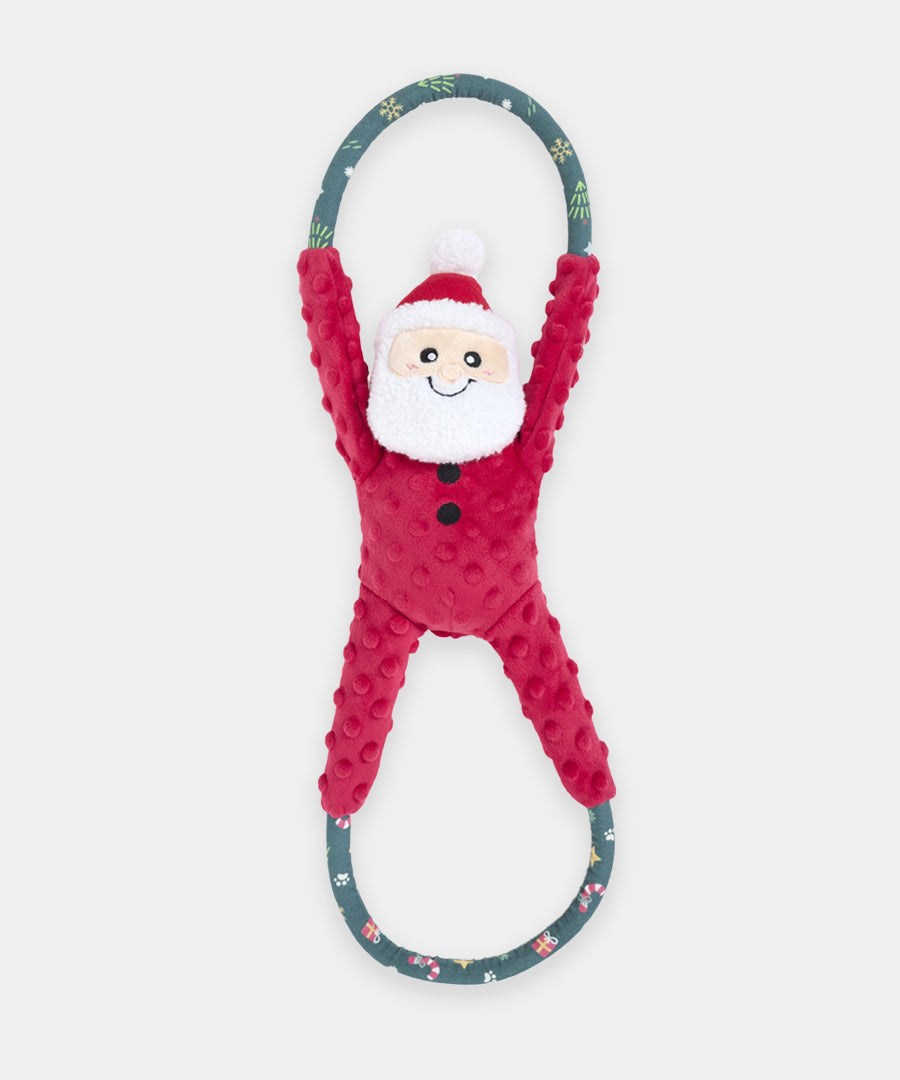 zippy-paws-peluche-pour-chien-corde-Holiday-Ropetugz-pere-noel