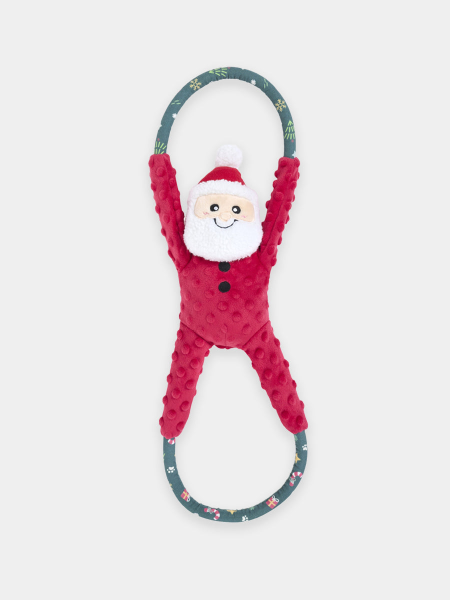 zippy-paws-peluche-pour-chien-corde-Holiday-Ropetugz-pere-noel