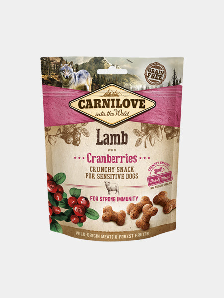 Carnilove-friandises-sans-cereales-pour-chien-agneau-cranberries
