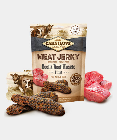       Carnilove-friandises-sans-cereales-pour-chien-meat-jerky-boeuf
