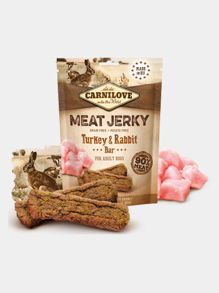    Carnilove-friandises-sans-cereales-pour-chien-meat-jerky-dinde-lapin