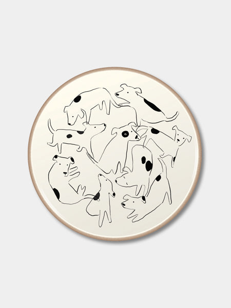    Fringe-petshop-dessous-verre-design-chien-338007-Nosey-Dog-Spot-Stoneware-Coaster