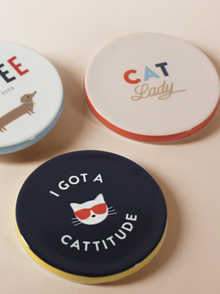        Fringe-petshop-dessous-verre-design-chien-328021-Cat-Lady-Ceramic-Coaster
