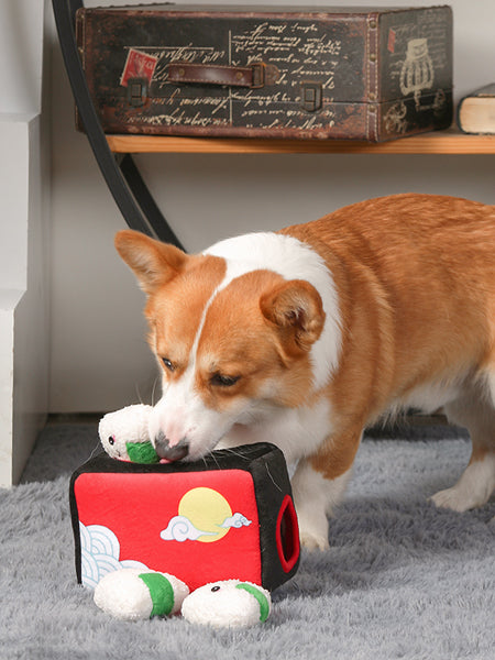 HugSmart-peluche-interactive-pour-chien-chiot-bento-sushi