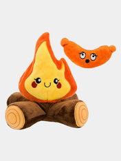 HugSmart-peluche-interactive-pour-chien-chiot-camping-feu-de-camp