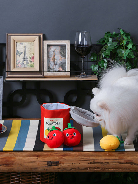 HugSmart-peluche-interactive-pour-chien-chiot-sauce-tomate-