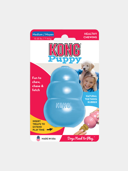 Jouet-KONG-Puppy-toy-pour-chien-bleu