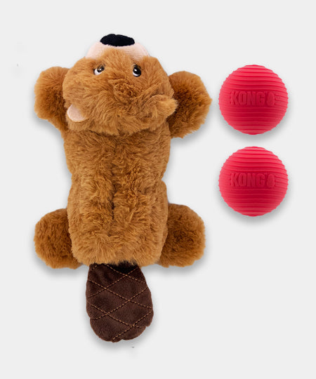        Jouet-KONG-peluche-pour-chien-Cozie-Pocketz-beaver-castor