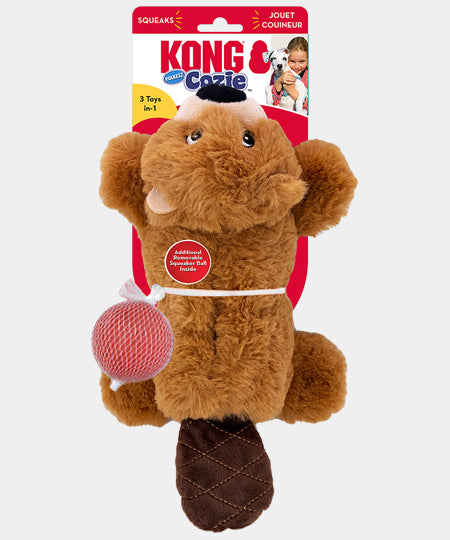        Jouet-KONG-peluche-pour-chien-Cozie-Pocketz-beaver-castor