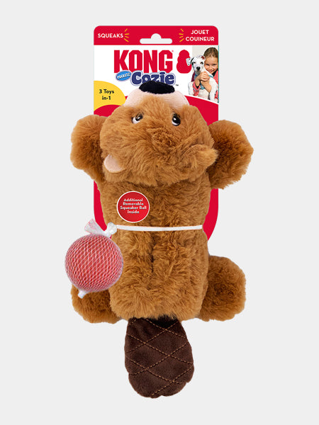        Jouet-KONG-peluche-pour-chien-Cozie-Pocketz-beaver-castor