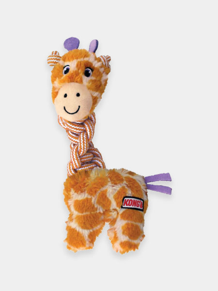       Jouet-KONG-peluche-pour-chien-Knots-Twists-girafe