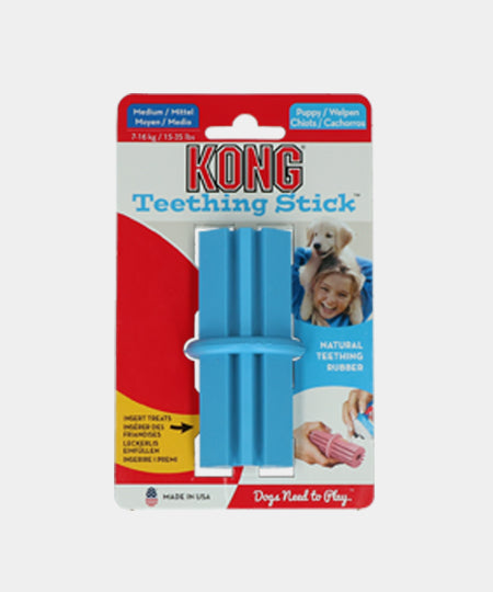        Jouet-KONG-puppy-pour-chien-teething-stick-bleu