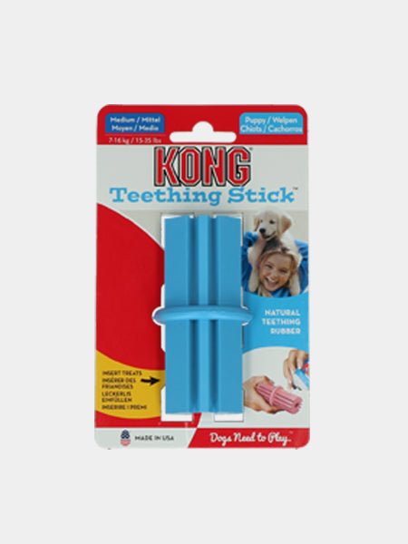        Jouet-KONG-puppy-pour-chien-teething-stick-bleu
