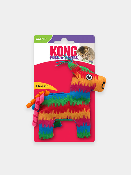       Jouet-interactif-KONG-herbe-a-chat-chat-Pull-A-Partz-Pinata