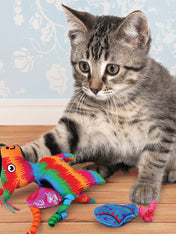       Jouet-interactif-KONG-herbe-a-chat-chat-Pull-A-Partz-Pinata
