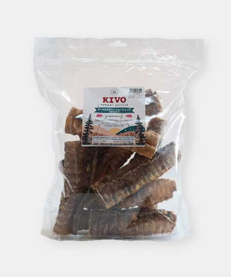    Kivo-natural-pet-food-friandises-a-macher-chien-trachee-de-boeuf