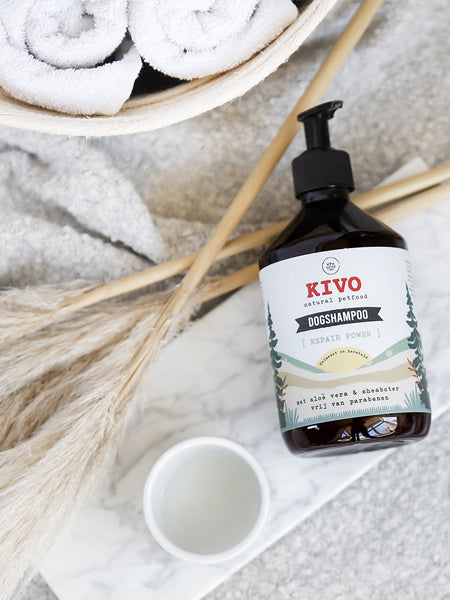 Kivo-natural-pet-food-shampoing-repair-power