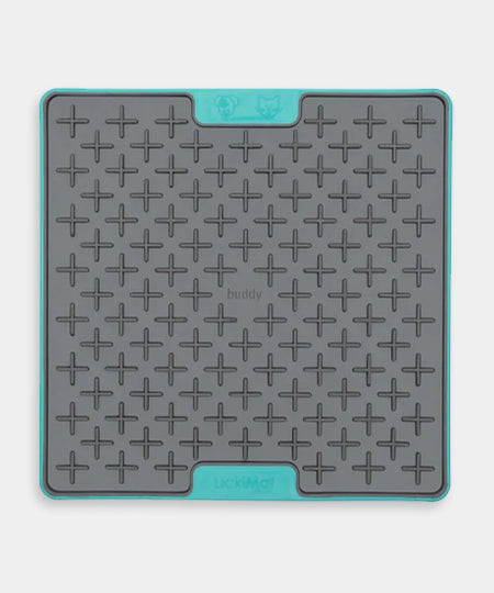    Lickimat-tapis-lechage-occupation-chien-buddy-tuff-bleu