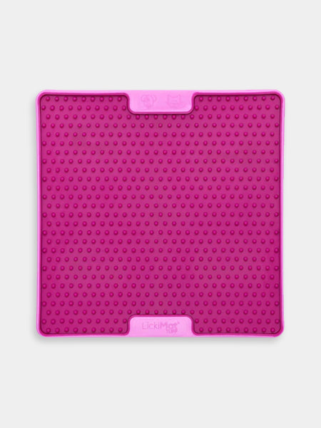    Lickimat-tapis-lechage-occupation-chien-soother-pro-rose