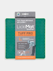    Lickimat-tapis-lechage-occupation-chien-soother-pro-vert