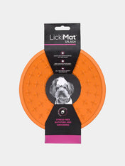        Lickimat-tapis-lechage-occupation-chien-splash-orange