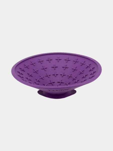    Lickimat-tapis-lechage-occupation-chien-splash-violet