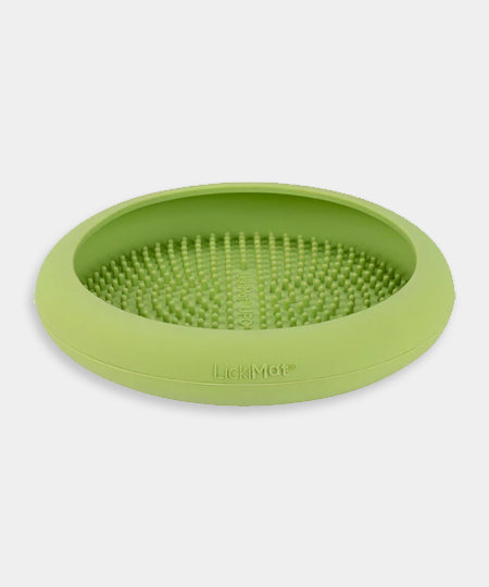    Lickimat-tapis-lechage-occupation-chien-ufo-vert
