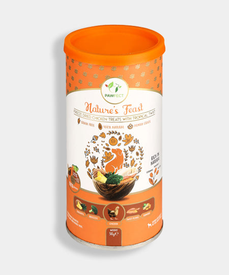Pawfect-friandise-pour-chien-freeze-dried-poulet-tropical
