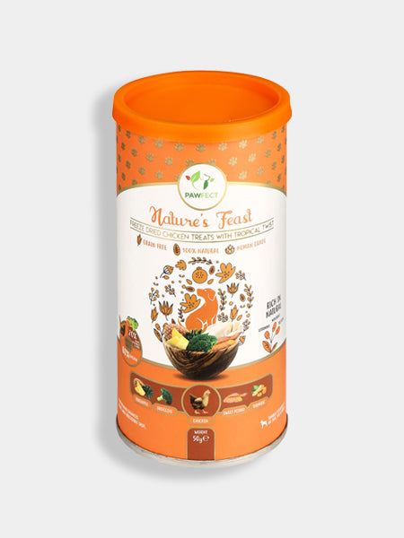 Pawfect-friandise-pour-chien-freeze-dried-poulet-tropical
