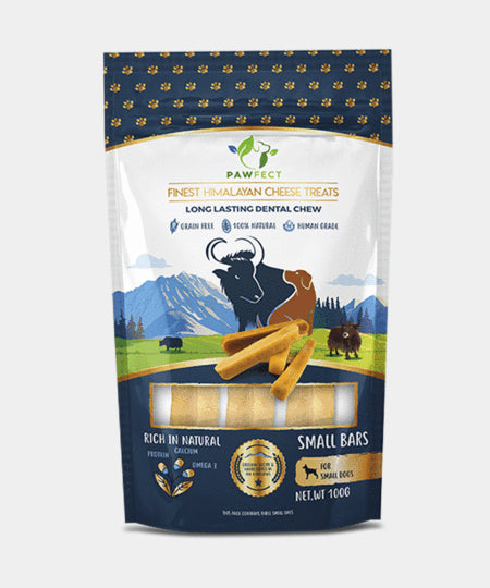 Friandises mastication pour chien barre au fromage de yak