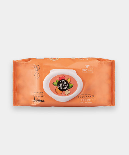     Pet-head-shampoing-pour-chien-Lingettes-peche-Pet-Head-80-lingettes