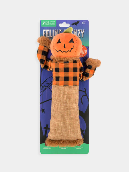        Pet-play-jouet-peluche-chat-Halloween-Kicker-citrouille