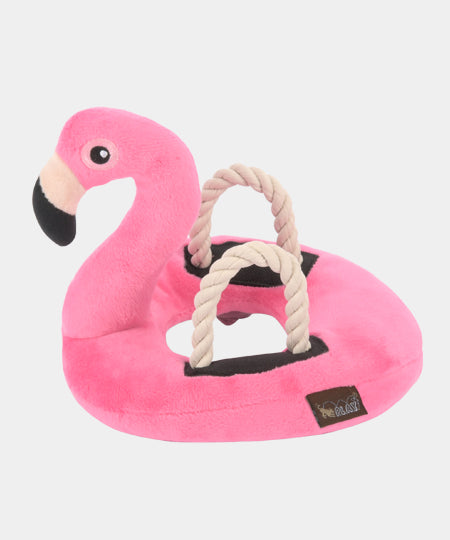 Pet-play-jouet-peluche-chien-tropical-paradise-flamant-rose