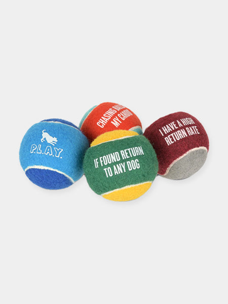     Pet-play-lot-4-balle-tennis-pour-chien