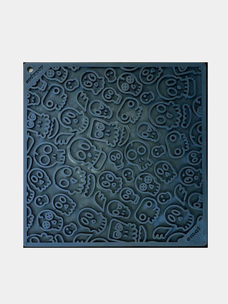       SodaPup-tapis-lechage-emat-pour-chien-chiot-halloween-noir
