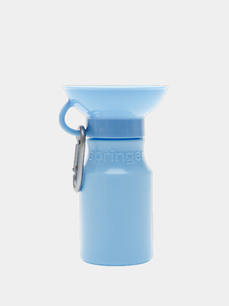    Springer-bouteille-portable-voyage-chien-bleu