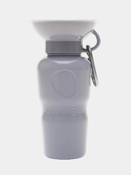     Springer-bouteille-portable-voyage-chien-gris