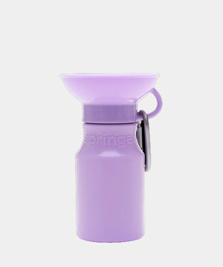     Springer-gourde-distributeur-eau-voyage-chien-violet
